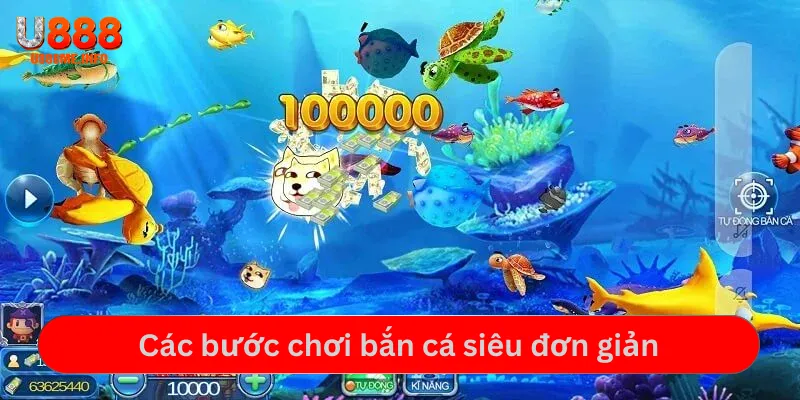 Các bước chơi bắn cá siêu đơn giản