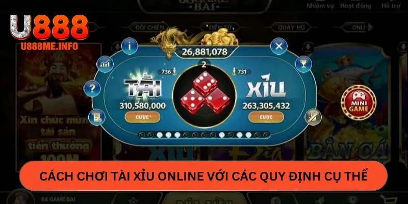 Cách chơi tài xỉu online với các quy định cụ thể