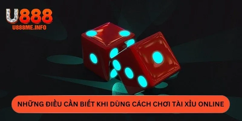 Những điều cần biết khi dùng cách chơi tài xỉu online