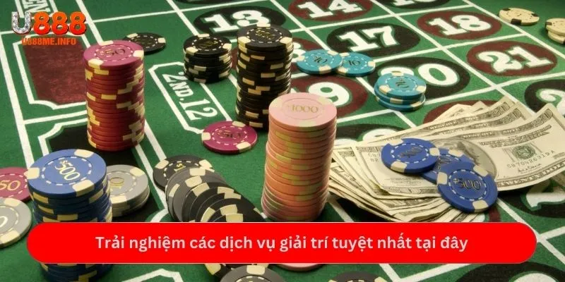 Cá cược hợp pháp U888 có vô cùng nhiều thể loại
